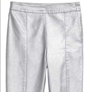 H&M Silver Slim Leg Pants